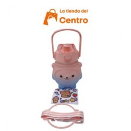 Vaso De Oso Bolita Kawaii Botella Bebidas Portátil Correa