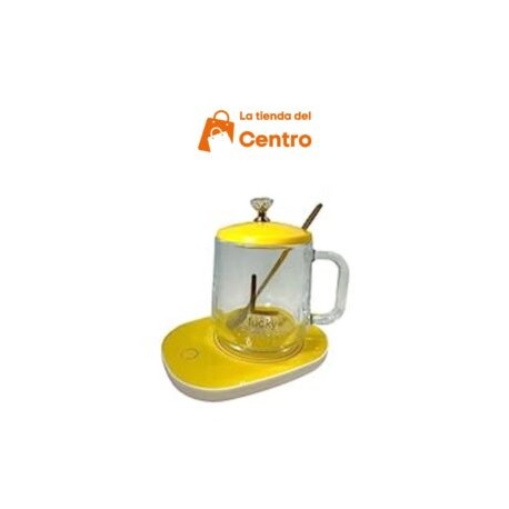 Taza de café con calentador eléctrico